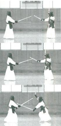 This watching opponent s Ki (heart) develops so-called Kan no Me (観の目) in kendo, and help to manage to see through his eyes a