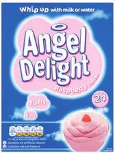 Delight Chocolate 12 x 600g 24 n/a 3 3 3 3 3 3 3 7 9m W7478 Angel Delight Raspberry 12 x 600g 24 n/a 3 3 3 3 3 3 3 7 9m P7479 Angel Delight Strawberry 12 x
