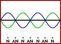 An upward displaced pulse introduced at one end will destructively interfere in the exact middle of the snakey with a second upward displaced pulse introduced from the same end if the introduction of