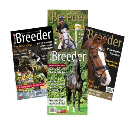 Use the images in your brochure, adverts, social media activity and on your website The front cover of British