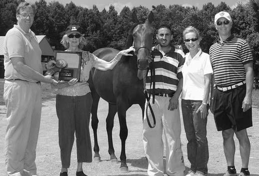Self Possessed has been chosen grand champion of the 44th annual horse show sponsored by the Standardbred Breeders and Owners Association of New Jersey.