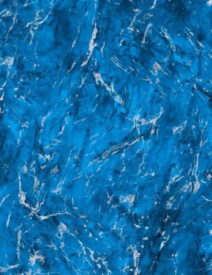 Hidden Treasures has iridescent ink splashes across the marble effect on a brilliant blue