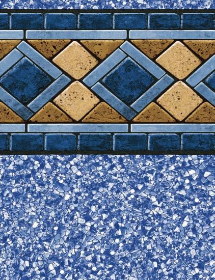 River Mosaic Floor Grand Tile with