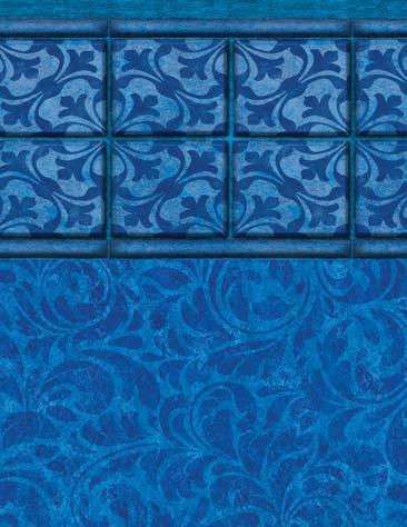 Tile with Blue Bahama