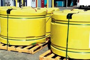 The buoyancy is qualified for life-of-field applications and includes: Distributed buoyancy clamping system Buoyancy