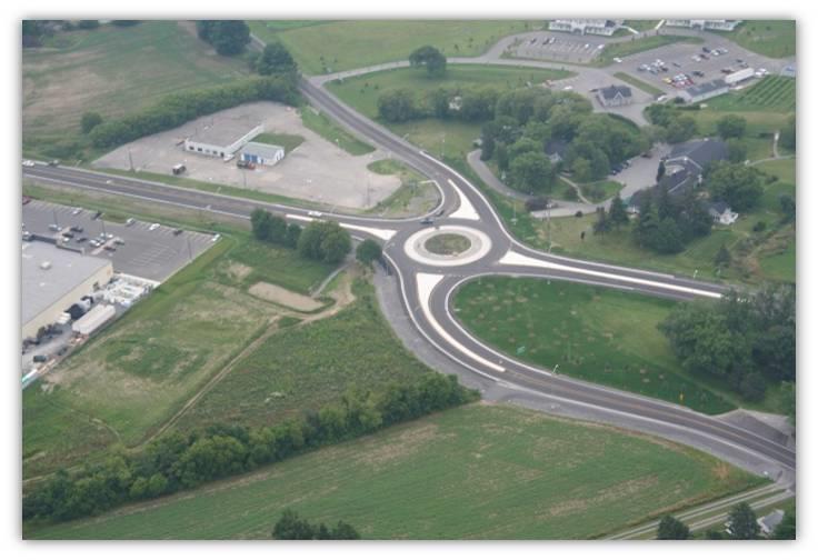 Roundabout Driving Tips Slow down as you approach the roundabout. View direction signage to plan exit leg of roundabout. Choose the correct entry lane (viewing pavement markings and signage).