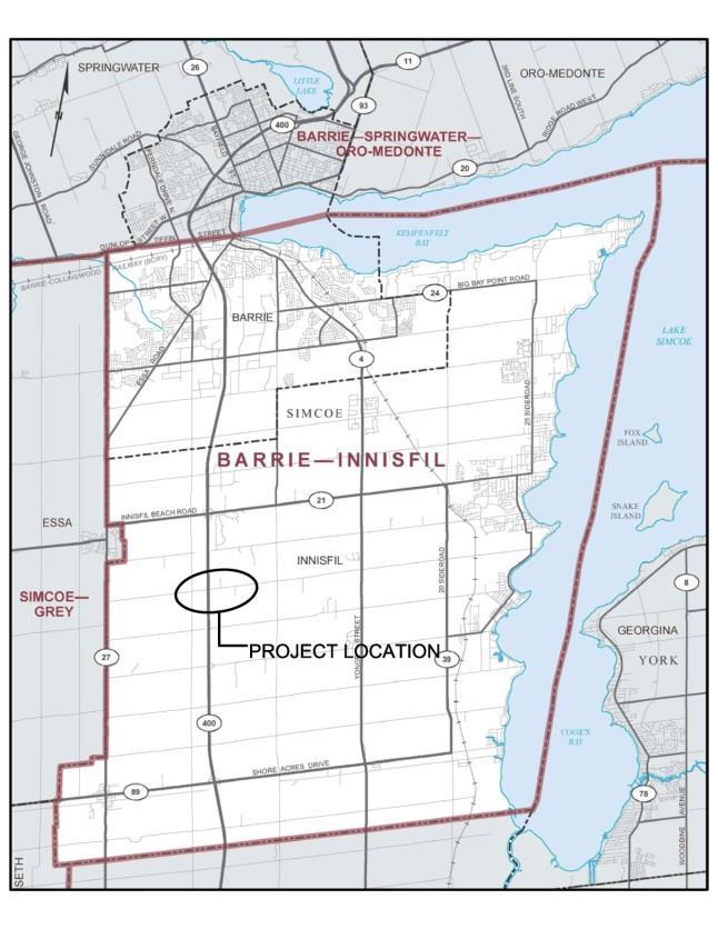 Introduction The Town of Innisfil is conducting an Environmental Assessment (EA) Study to plan for a new interchange on Highway 400.
