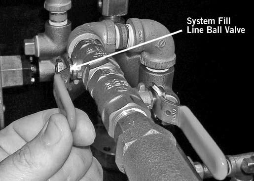 4. Close the water supply main drain valve. 8. Close the system main drain valve. 5. Close the water supply main control valve. Water Supply Main Control Valve 9.