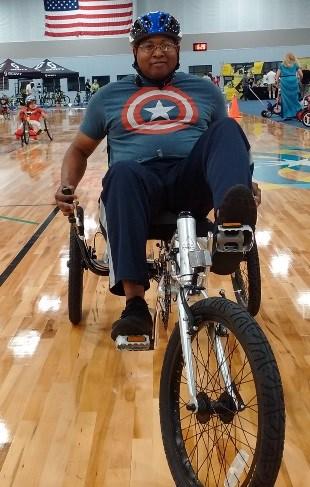 Cycling Come and tryout these sets of wheels! We have handcycles, recumbent trikes, along with tandem bikes that are geared towards individuals with visual impairments, available for use.