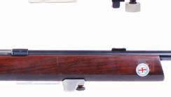 102402 Est 150-200 Lot 686 S1.17 (HMR) ISSC SPA straight pull rifle, black synthetic stock, 10 shot magazine, no.e001133 Est 40-60 Lot 687 S1.38spl /.