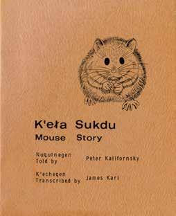 first book published by the Alaska Native Language Center in Dena ina