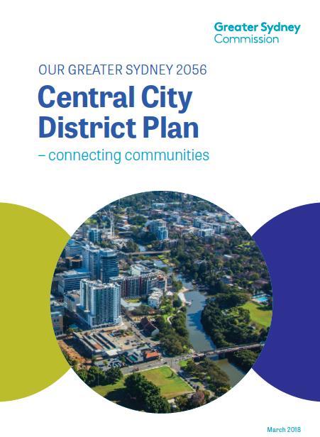 Broader planning framework Aligns with Greater Sydney