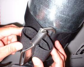 The nylon strap weaves through a buckle that