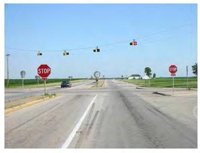 Examples include: Widening Milled centerline rumble strips Intersection