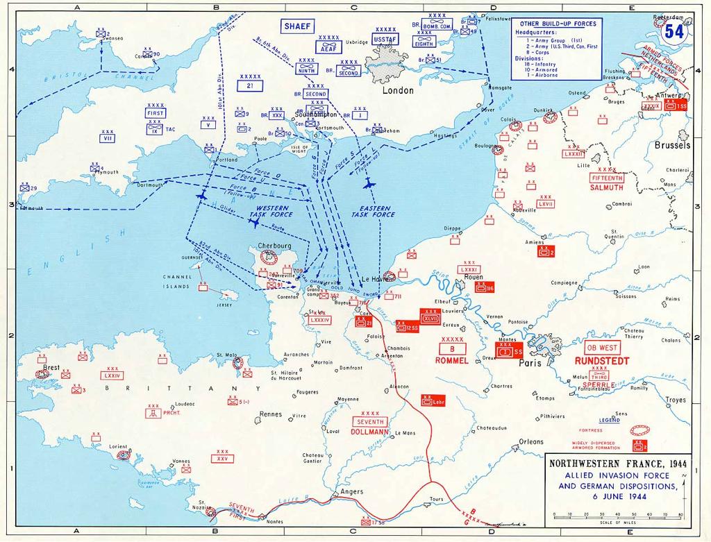 1. German defenses