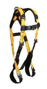 Components; Premium Padded Shoulder Yoke and Legs 7023B 3 D-rings, Back