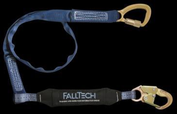 This allows the lanyard to be used in tieback applications where the lanyard is wrapped around a structural member and connected to itself as