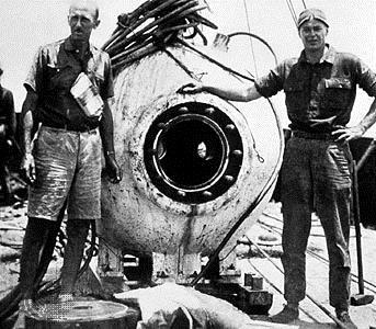 How well did scientists explore using the early submersibles? 1934 Dr.