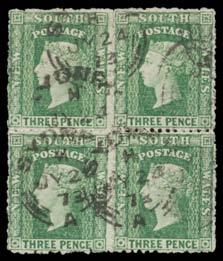 Retouch SG 136b, rough perfs so cut from the sheet, extremely light cancellation, Cat