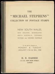Prestige Philately - Auction No 168 Page: 100 LITERATURE (continued) 1041 L B Lot 1041 AUCTION CATALOGUES: Harmers (London) "The Michael Stephens Collection of Postage Stamps" (17-18/01/1938) 411