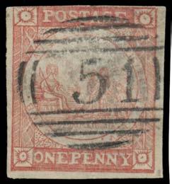 Prestige Philately - Auction No 168 Page: 25 NEW SOUTH WALES - Barred Numeral Cancellations (continued) 167 B A1+