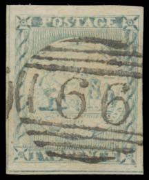 SG 16c (margins just clear to large with outer framelines on three sides, a couple of insignificant thin