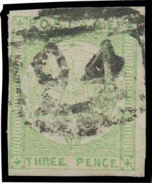 Prestige Philately - Auction No 168 Page: 35 NEW SOUTH WALES - Barred Numeral Cancellations (continued) Lot 207 207 A C1 '94' of Eden untidy strike from a clearly