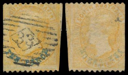 [Harry Lower's example - minor faults - sold for $748 at our auction of 12/5/2007] 300 Lot 286 286 F A 1867-70 Perf 11½-12½xRoulette 'TEN