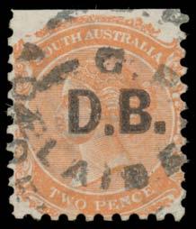 Prestige Philately - Auction No 168 Page: 54 SOUTH AUSTRALIA - Official Stamps - Departmental Overprints (continued) 380 G B
