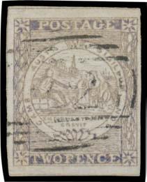 sheet, margins close to enormous, BN '50' of Albury, Cat 190. A huge stamp.
