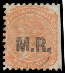 Prestige Philately - Auction No 168 Page: 60 SOUTH AUSTRALIA - Official Stamps - Departmental Overprints (continued) 404 F B Lot 404 MANAGER OF