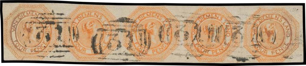 and clear of the outer framelines on all sides, a couple of very minor imperfections, First Allocation Barred Numeral '64' of Hobart, Cat 1900+.