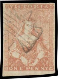 (46) 1,000 Lot 556 556 G B THOMAS HAM PRINTINGS - Original State of the Dies: 2d brown-lilac & 2d grey-lilac SG 3 & 3a, both with the margins just touching to large, each with an
