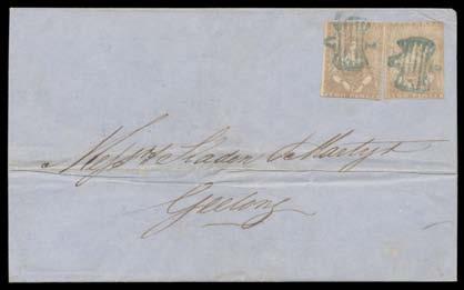 'TELEGRAPHIC MESSAGE ONLY' envelope with printed address 'Electric Telegraph Station/at.