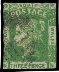 The first example we can recall offering of this extremely difficult stamp.