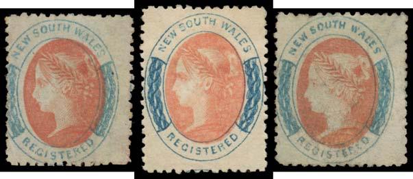 Laureates 1854 Numeral Watermark 3d yellow-green with Error of Watermark '2' SG 87a, no margins but otherwise without fauls and, as such,