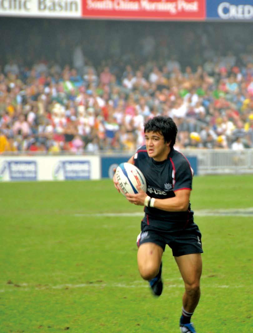 49 More than the sevens Photos and Text by Samantha Chung, Tiffany Ngai and So Lok Sin While the Hong Kong Sevens is known for its charisma and excitement, the twelve men from this year s Hong Kong