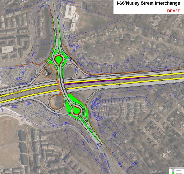 provide for a grade separated shared use path through portions of the interchange and could accommodate