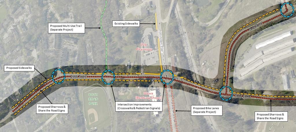 Boot Road Park Connector: Proposed Improvements West Whiteland Township, 2019 and Chester County Planning