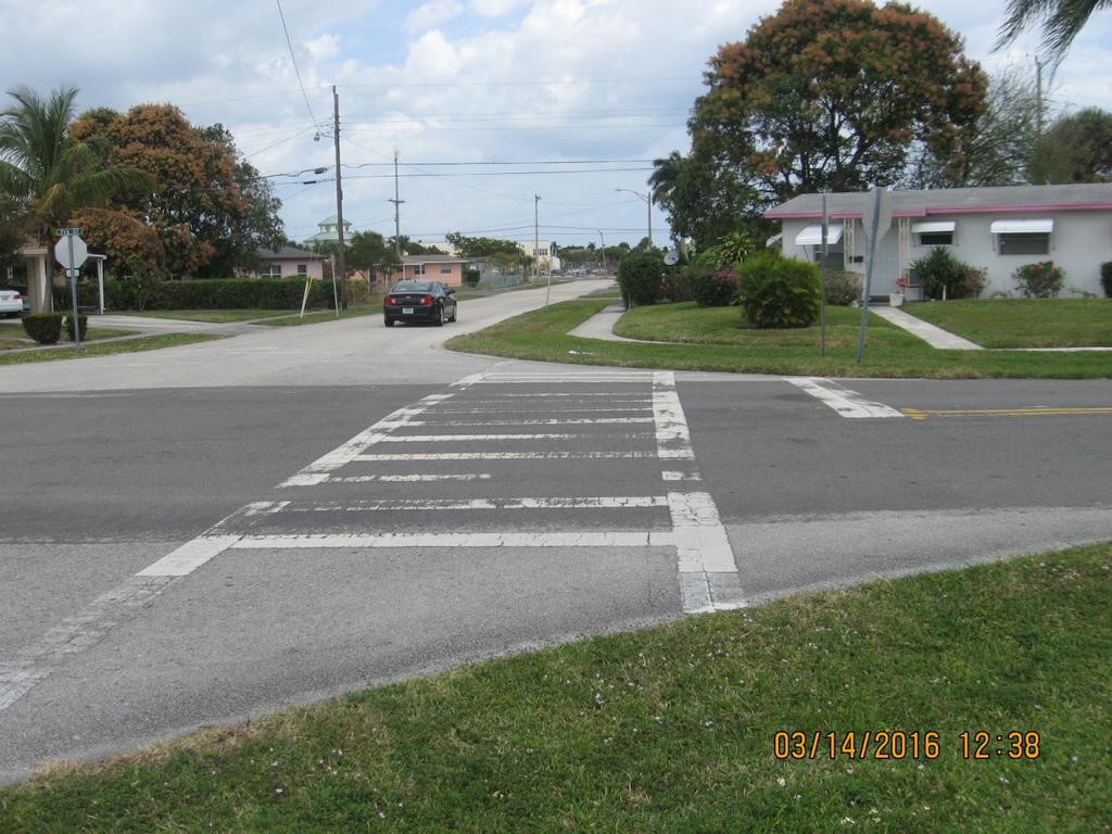 Current Site Conditions Crosswalks to nowhere No ADA