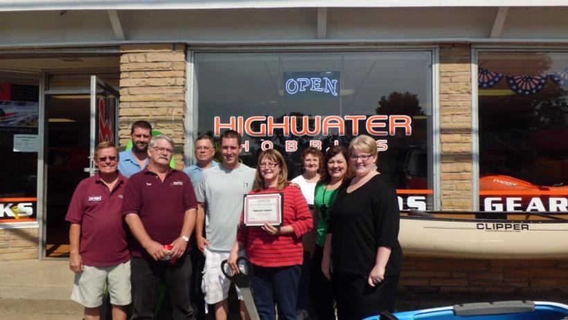 Ribbon Cutting Ceremonies The Arcade Area Chamber of Commerce was on hand to cut the ribbon for the official welcoming of Highwater Hobbies on Friday, July 11, 2014.