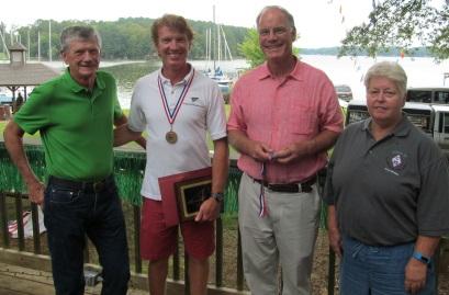 REPORT 8/31/2015 by Nominator Ted McGee On Saturday August 29, 2015 approximately 101 sailors gathered at Rome Sailing Club in Leesburg, AL to honor two recipients of the Arthur B.