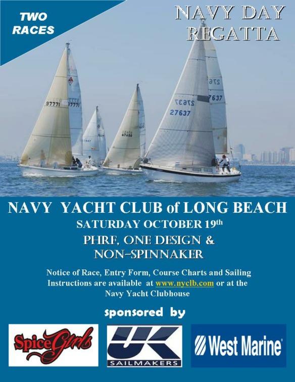 The first one is the Blue Water Regatta 9-14-2013 hosted by both American Legion Yacht Club and Navy Yacht Club, racing to the Isthmus.