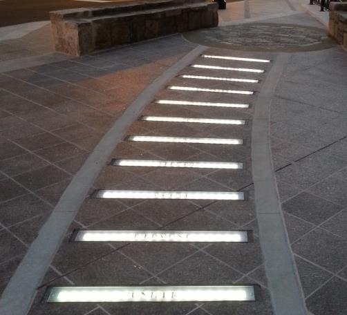 LED pavers could be a way to elevate the intersection s sense