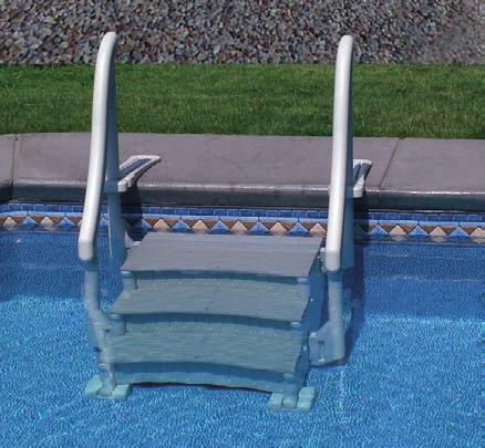 any time Four tread unit for Above Ground Pools Three tread unit for In-Ground Pools Above Ground base unit