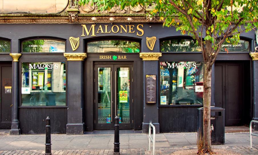 Where to Meet Malones Bar on Morrison Street is typically our Leinster HQ for trips to Auld Reekie.