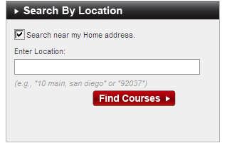 Notice that the Search near my Home address box is selected.