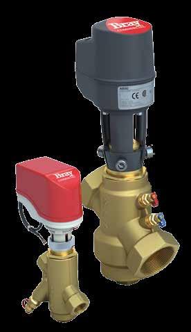 The Bray Simple Set is a threaded pressure independent control (PIC) valve designed for a wide variety of hot water and chilled water control applications.
