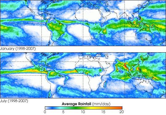 Precipitation Maps 30 N Equator 30 S 30 N Equator 30 S