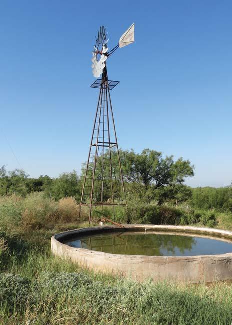 In the days when it was utilized, this well provided water to a 7 tower pivot sprinkler system on a